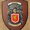 WOODEN WALL PLAQUE
