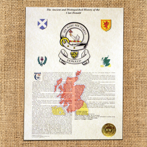 Clan History Print
