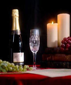 Single Crystal Champagne Flute (Modern Cut)