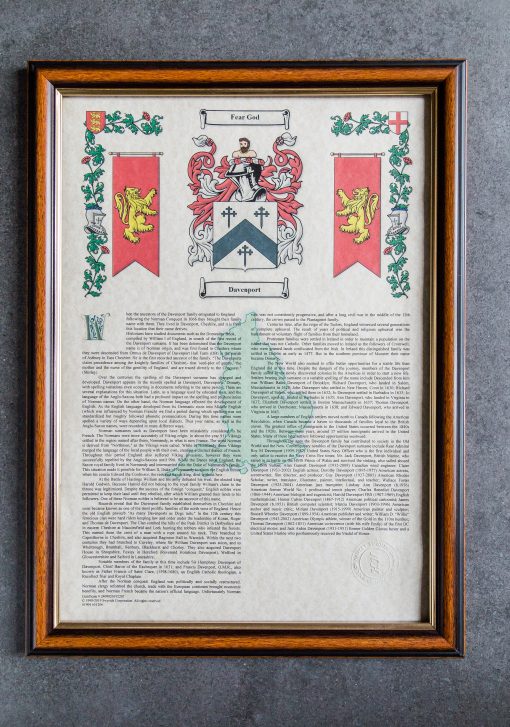 Personalised Surname History Print - Image 4