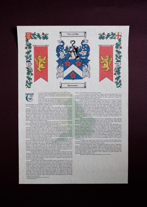 Personalised Surname History Print - Image 19